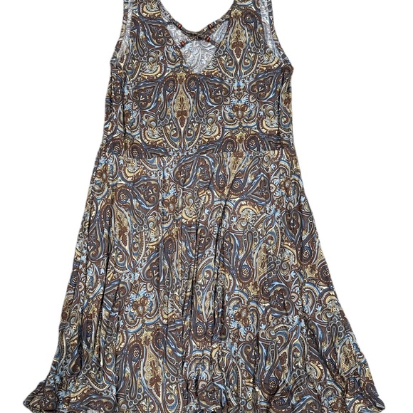 Lascana NWT Sleeveless Paisley Dress sz 14 - Picture 3 of 5